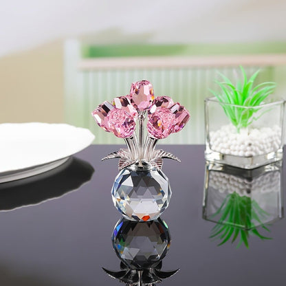 🌹Eternal Colorful Rose Ornament  – A timeless symbol of love and elegance✨