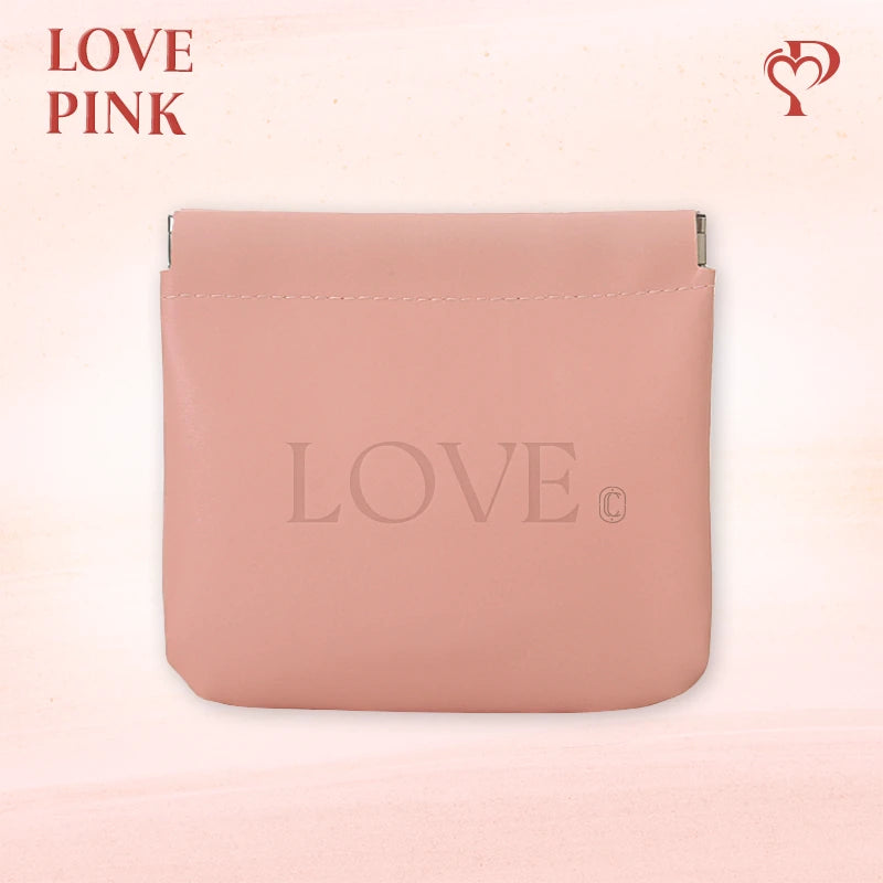 Pouchic - Personalized Snap Closure Leather Organizer Pouch