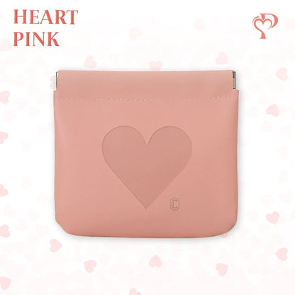 Pouchic - Personalized Snap Closure Leather Organizer Pouch