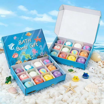 🛁🐣Bath Bombs For Kids – 12 Pack With Surprise Toys Inside