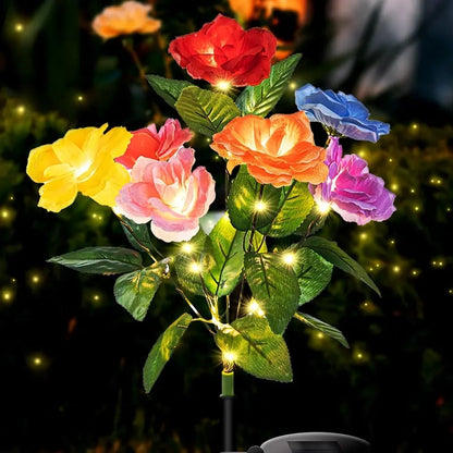 🎁🔥☀️2026 NEW Solar Simulated Garden Lights,upgraded solar panels, IP44 dustproof and waterproof