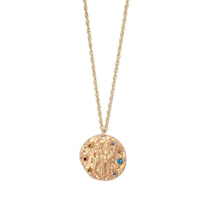 Zodiac Medallion Necklace