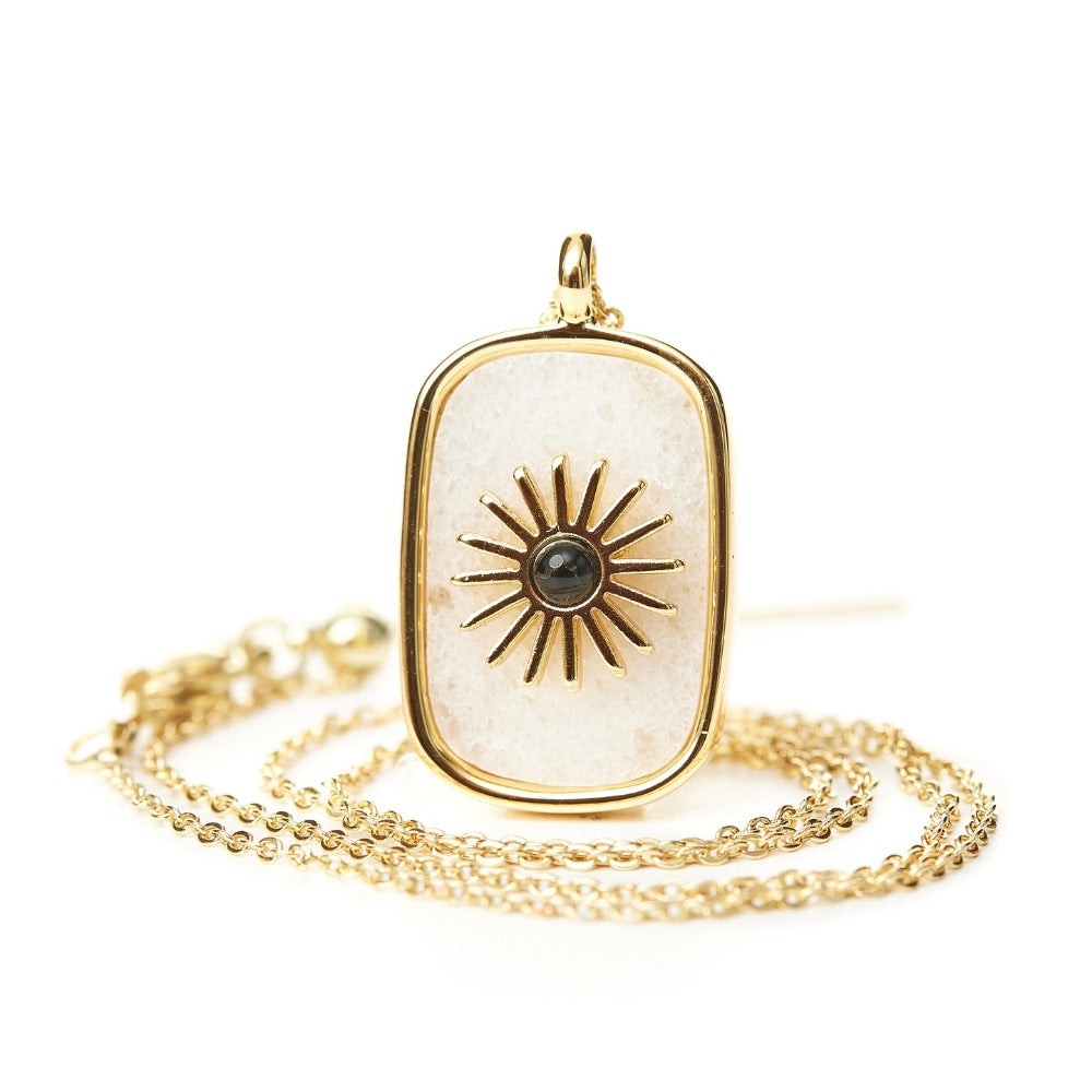 Crystal Sunflower Necklace