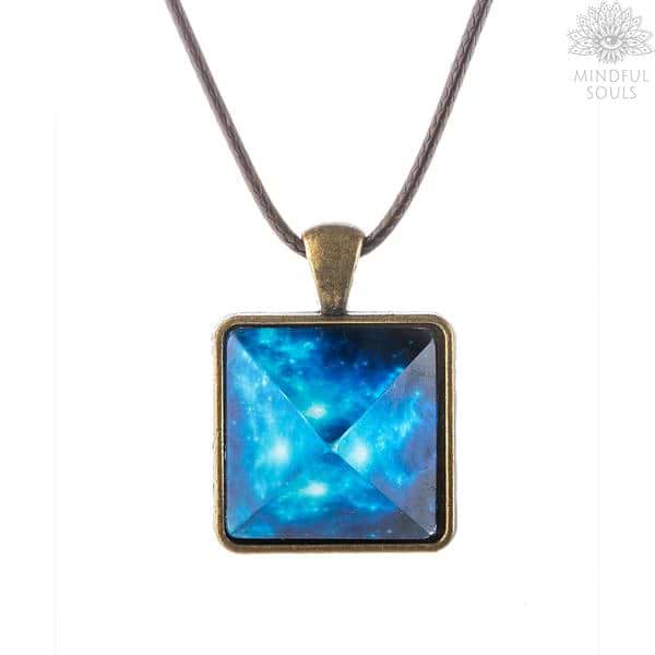 Glowing Pyramid Crystal Talisman - Manifest More with Focused Energy
