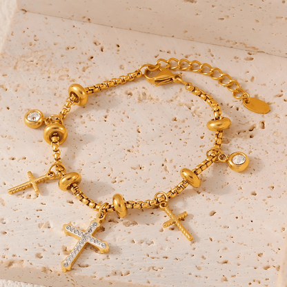 Faith & Nature Charm Bracelet Stack