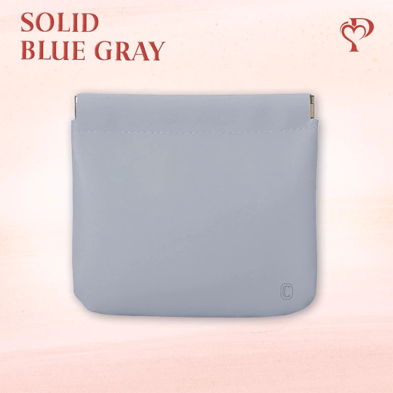 Pouchic - Personalized Snap Closure Leather Organizer Pouch