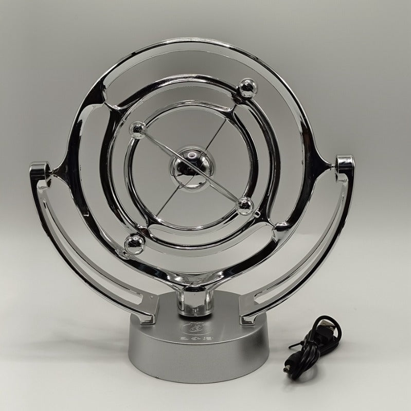 Kinetic Orbital Motion Sphere – Electronic Desktop Sculpture