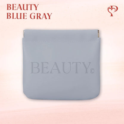 Pouchic - Personalized Snap Closure Leather Organizer Pouch