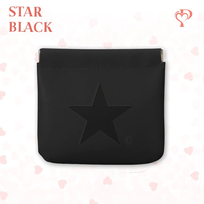 Pouchic - Personalized Snap Closure Leather Organizer Pouch