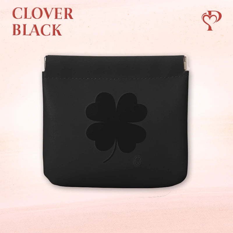 Pouchic - Personalized Snap Closure Leather Organizer Pouch