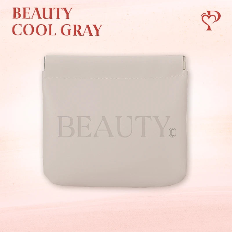 Pouchic - Personalized Snap Closure Leather Organizer Pouch