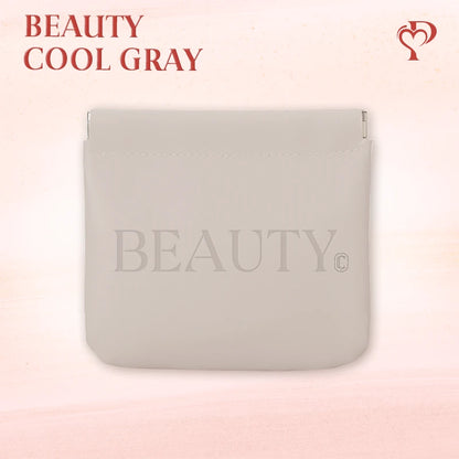 Pouchic - Personalized Snap Closure Leather Organizer Pouch