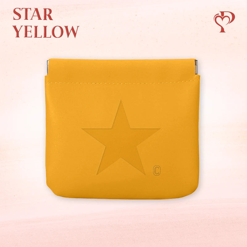 Pouchic - Personalized Snap Closure Leather Organizer Pouch
