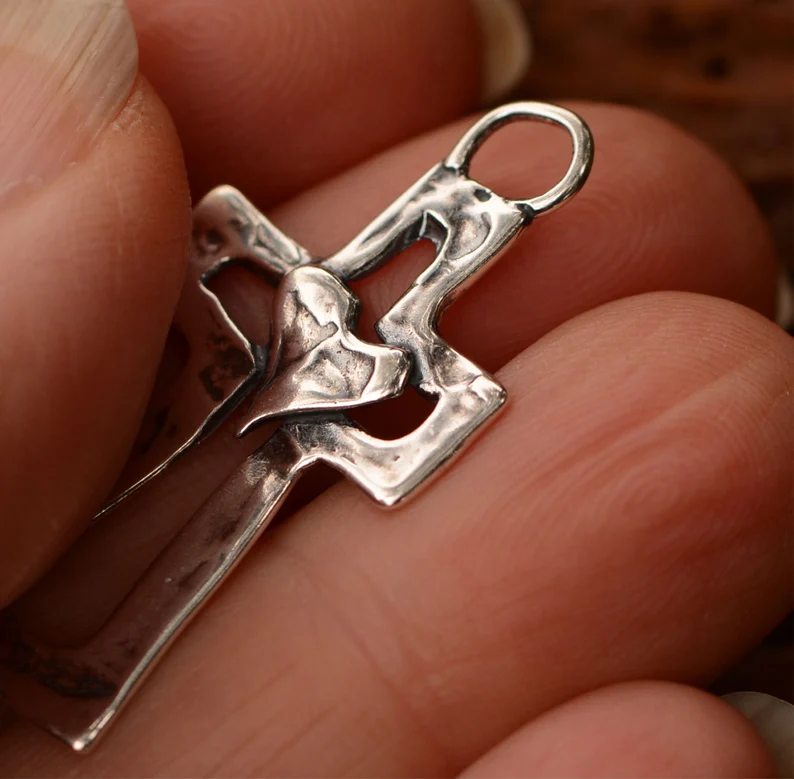 ✝️100% Handmade Silver Cross Healing Heart(Chad Smith Handmade®) - BUY 7 GET EXTRA 25% OFF