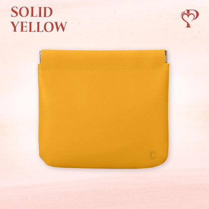Pouchic - Personalized Snap Closure Leather Organizer Pouch
