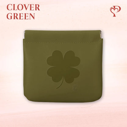 Pouchic - Personalized Snap Closure Leather Organizer Pouch