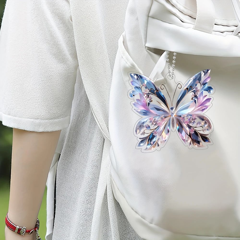 🦋Crystal Butterfly Acrylic Pendant