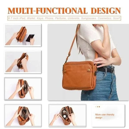 🔥LAST DAY 49% OFF- Three-Layer Leather Crossbody Shoulder & Clutch Bag