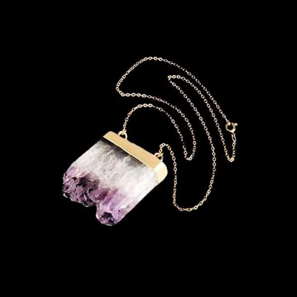 Amethyst Equilibrium Raw Necklace