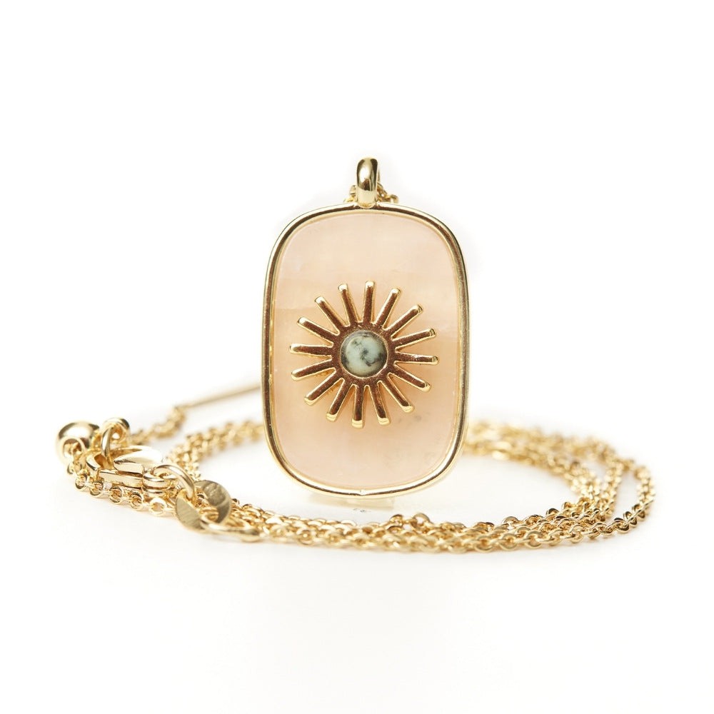 Crystal Sunflower Necklace
