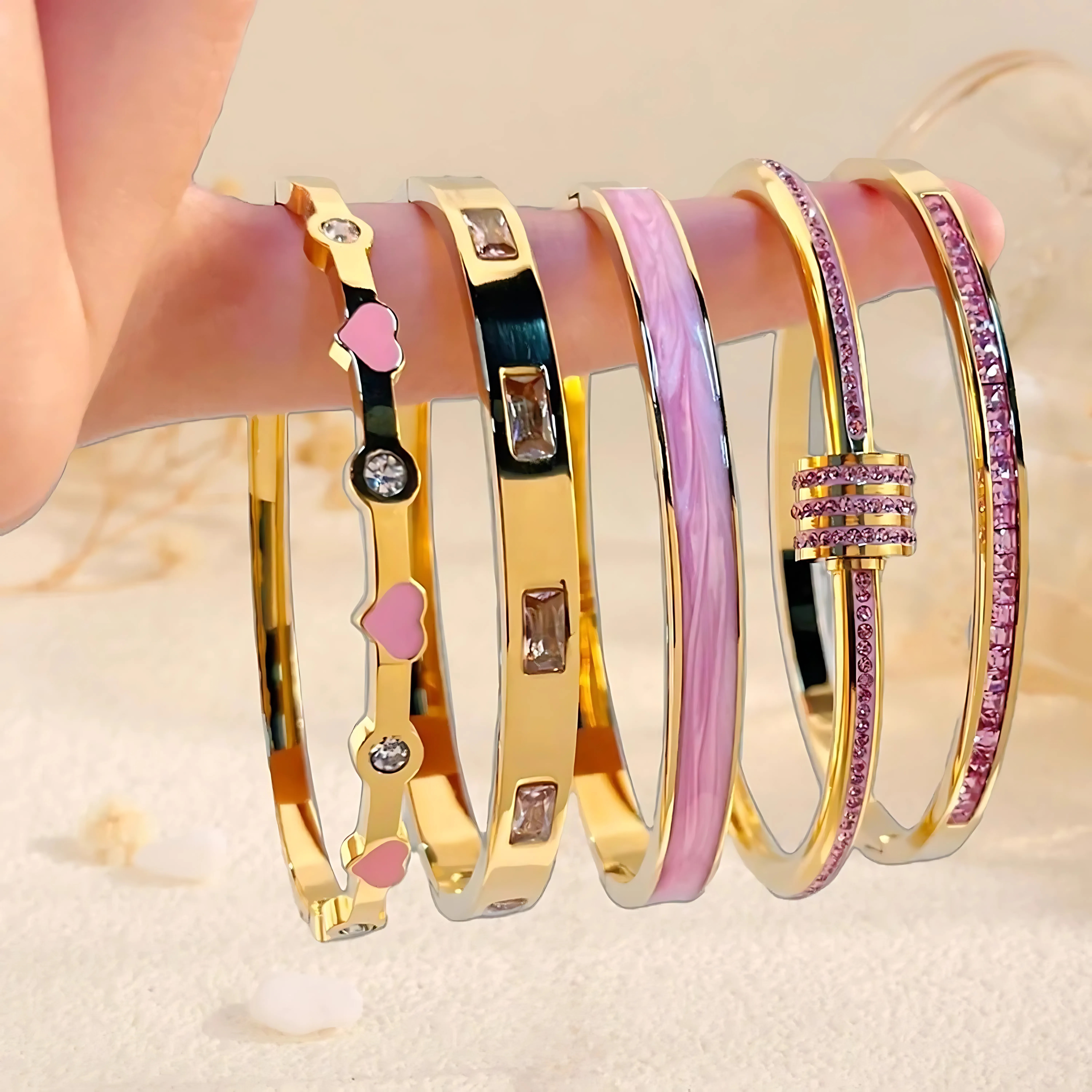 Aria Rosato Bangle Collection