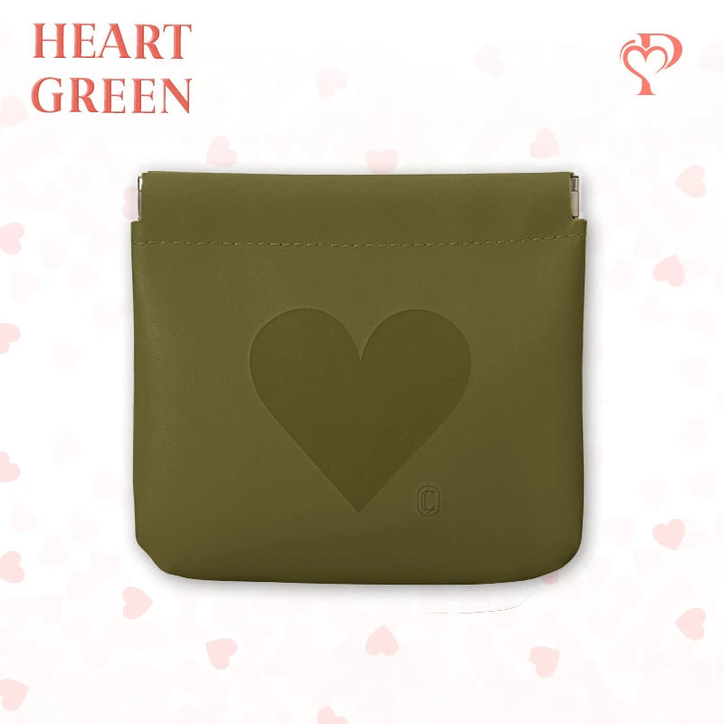 Pouchic - Personalized Snap Closure Leather Organizer Pouch