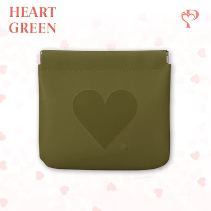 Pouchic - Personalized Snap Closure Leather Organizer Pouch