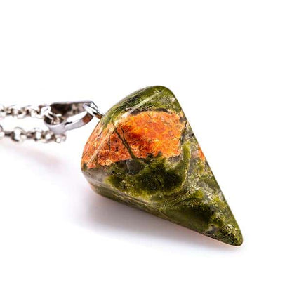 Hexagon Crystal Pendulum Necklace