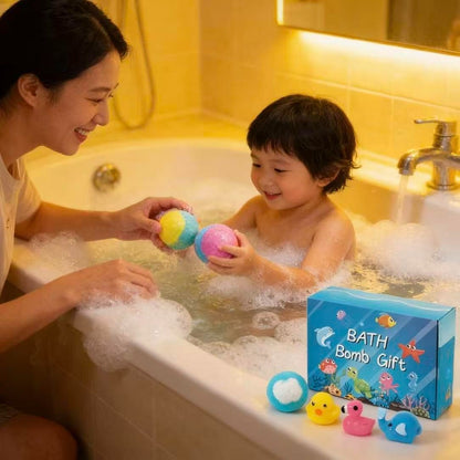 🛁🐣Bath Bombs For Kids – 12 Pack With Surprise Toys Inside