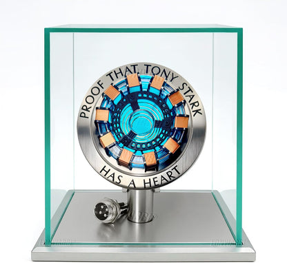 Arc Reactor LED Atmosphere Light, Vibration Sensitive USB Lamp, with Display Case