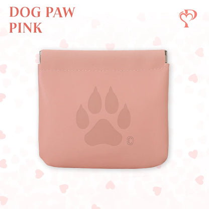 Pouchic - Personalized Snap Closure Leather Organizer Pouch