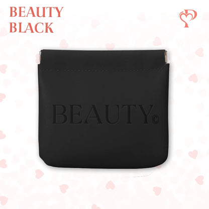 Pouchic - Personalized Snap Closure Leather Organizer Pouch