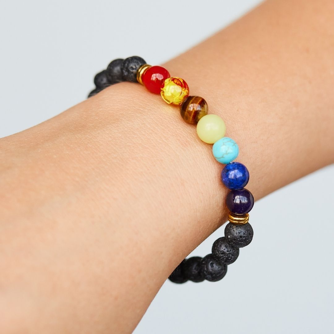 7 Chakra Bead Bracelet