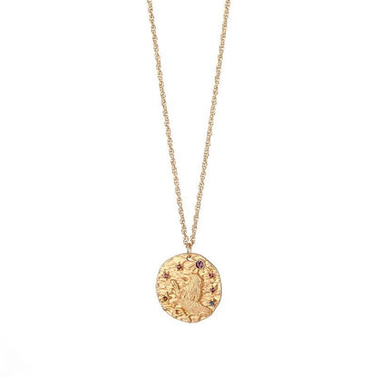 Zodiac Medallion Necklace