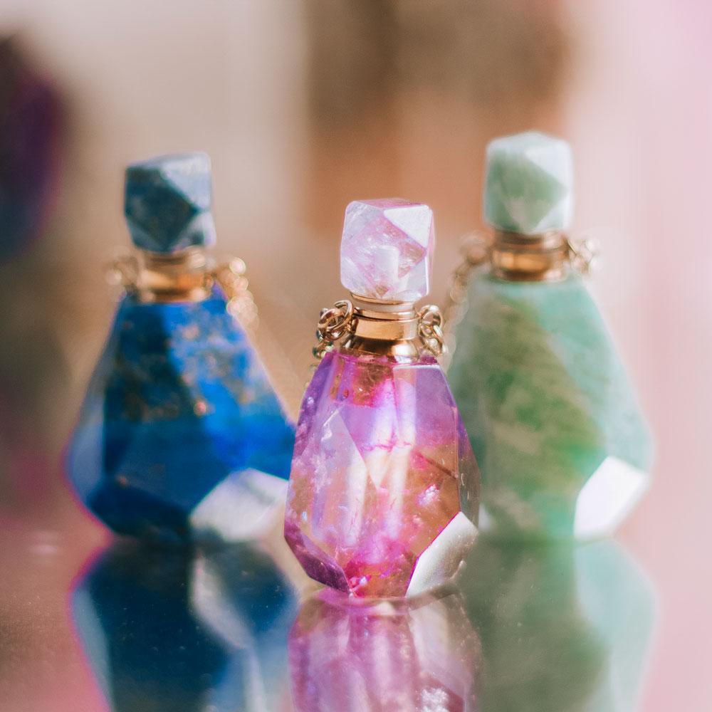 Crystal Perfume Necklace