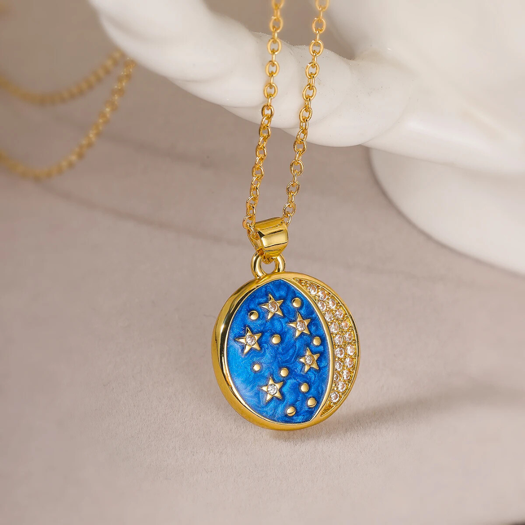 Sapphire Sky Celestial Necklace