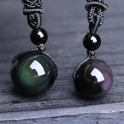 Obsidian Stone Necklace