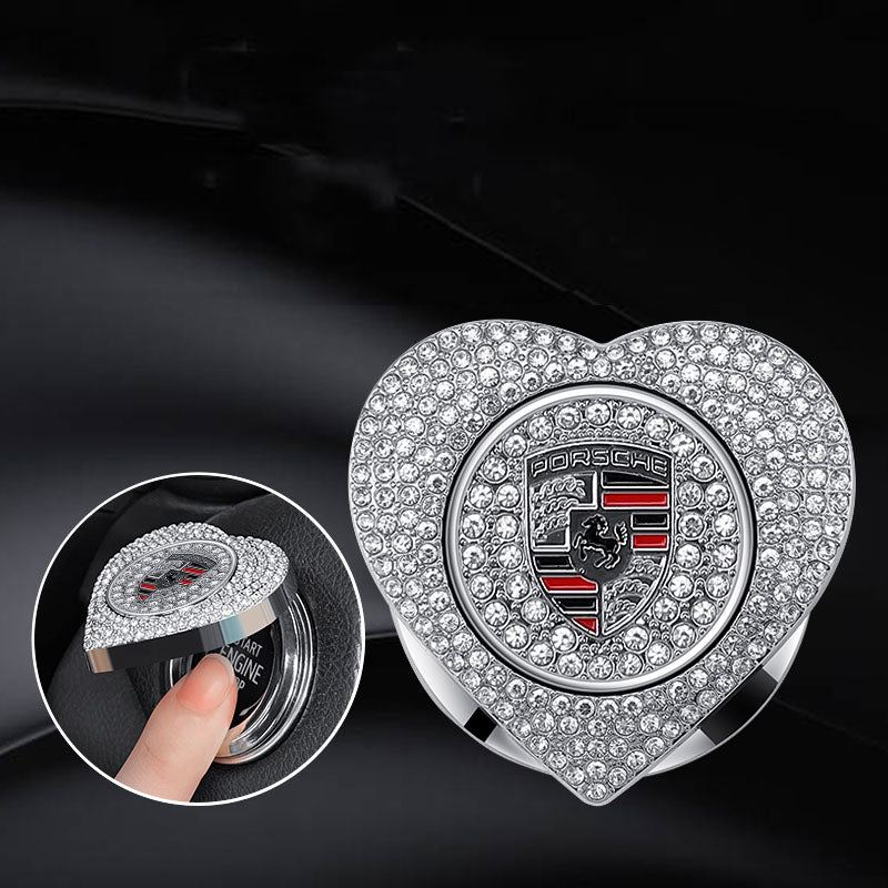 🔥49% OFF🔥Heart-shaped Diamond-studded One-button Start Protective Case