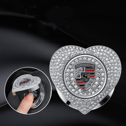 🔥49% OFF🔥Heart-shaped Diamond-studded One-button Start Protective Case