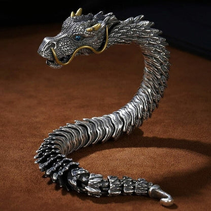 ⏰HOT 49% OFF -Handmade gold horned dragon bracelet