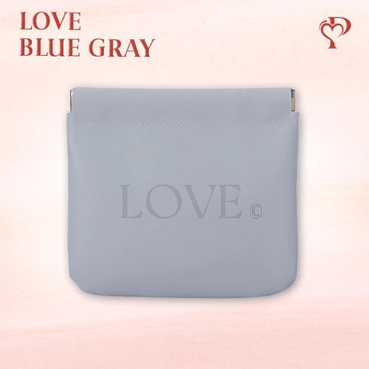 Pouchic - Personalized Snap Closure Leather Organizer Pouch