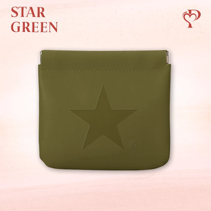 Pouchic - Personalized Snap Closure Leather Organizer Pouch