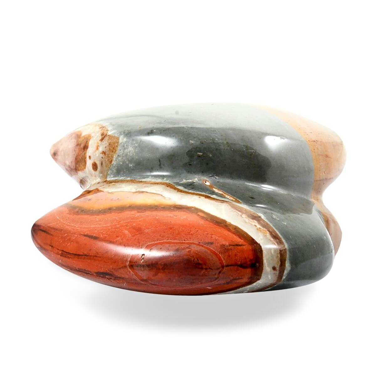 Multi Jasper Double Heart-Add Love and Balance to Your Space