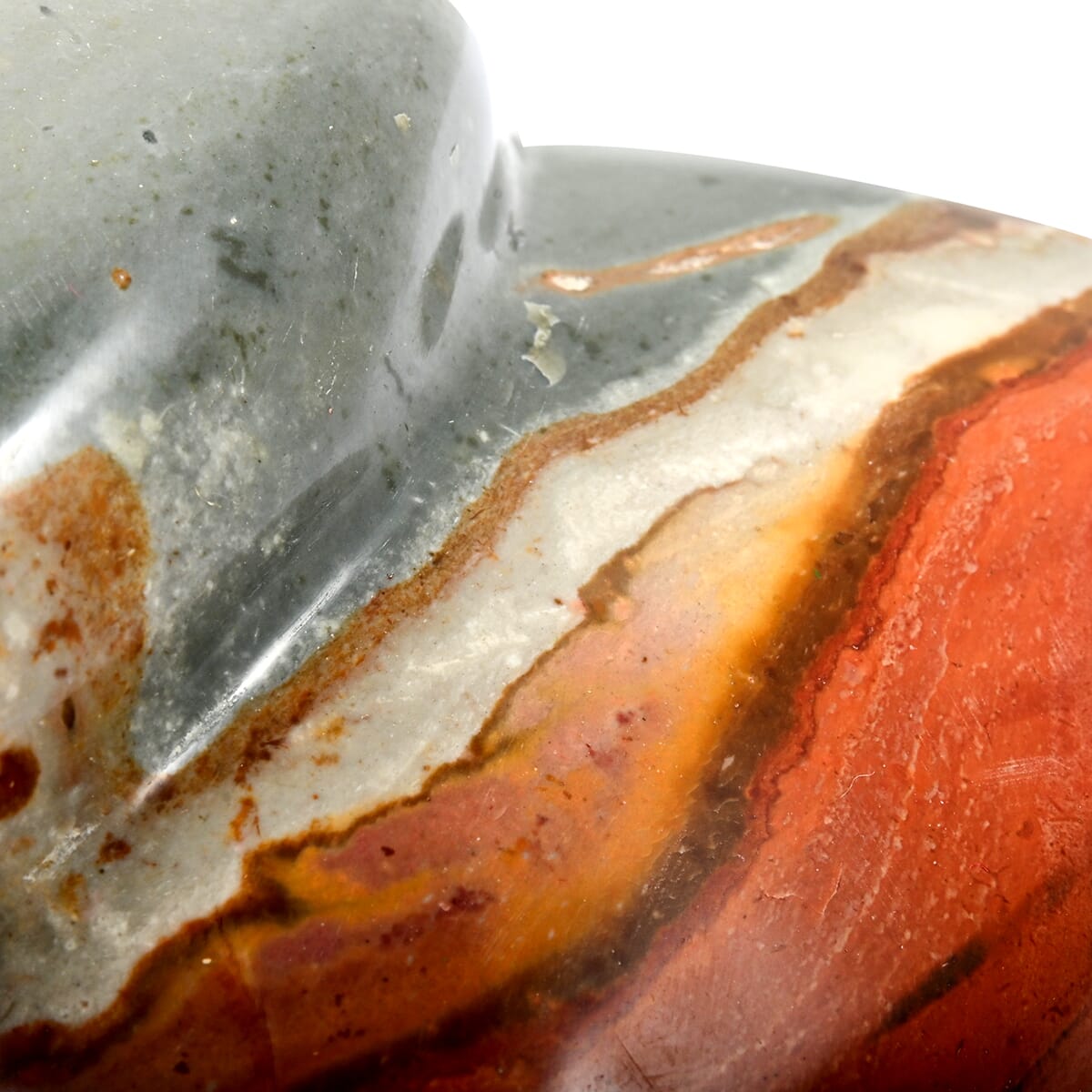 Multi Jasper Double Heart-Add Love and Balance to Your Space