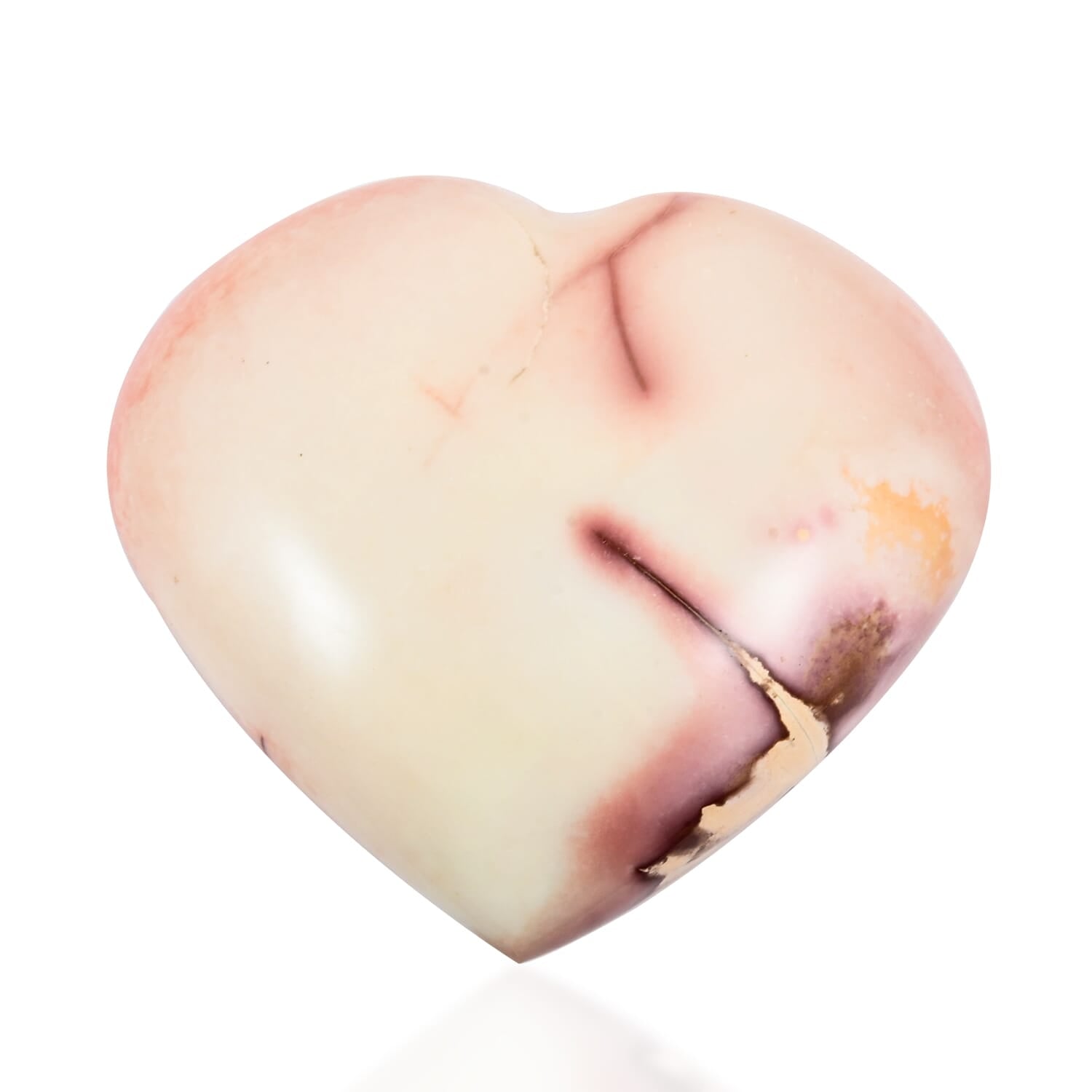 Multi Jasper Heart - Add Color and Charm to Your Decor