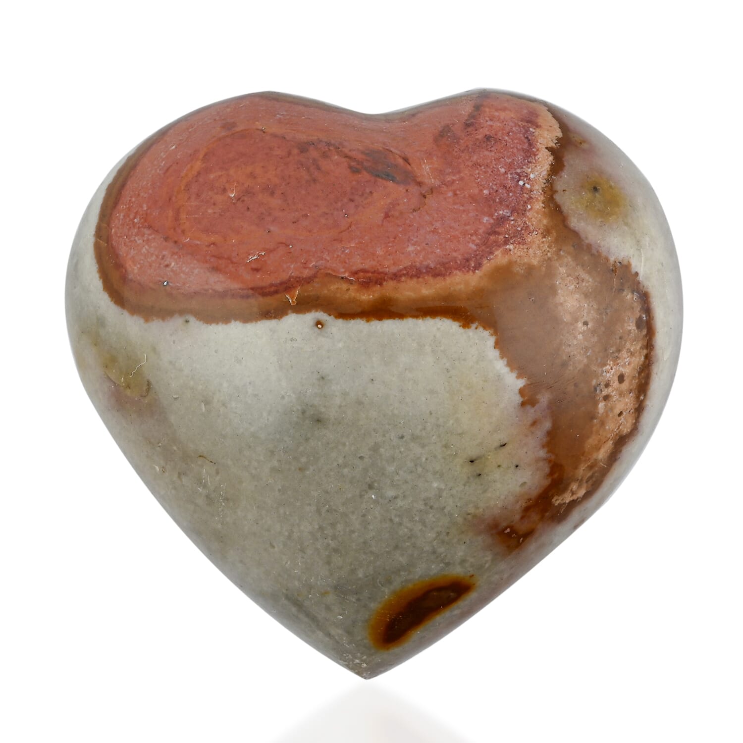 Multi Jasper Heart - Add Color and Charm to Your Decor