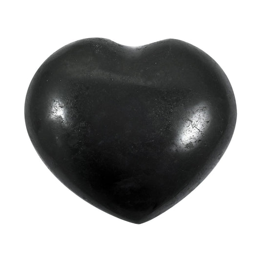 Black Tourmaline Heart - A Symbol of Protection and Love