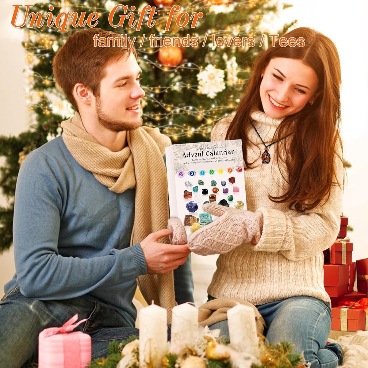 Crystal Advent Calendar 2026 Woman - 24 Day Chakra Stone Set