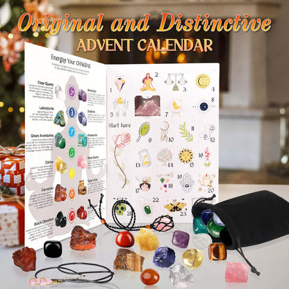 Crystal Advent Calendar 2026 Woman - 24 Day Chakra Stone Set