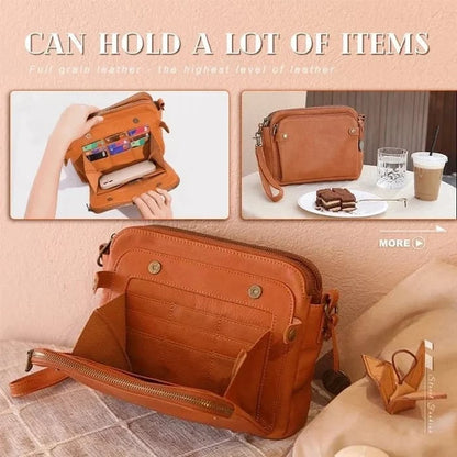 🔥LAST DAY 49% OFF- Three-Layer Leather Crossbody Shoulder & Clutch Bag